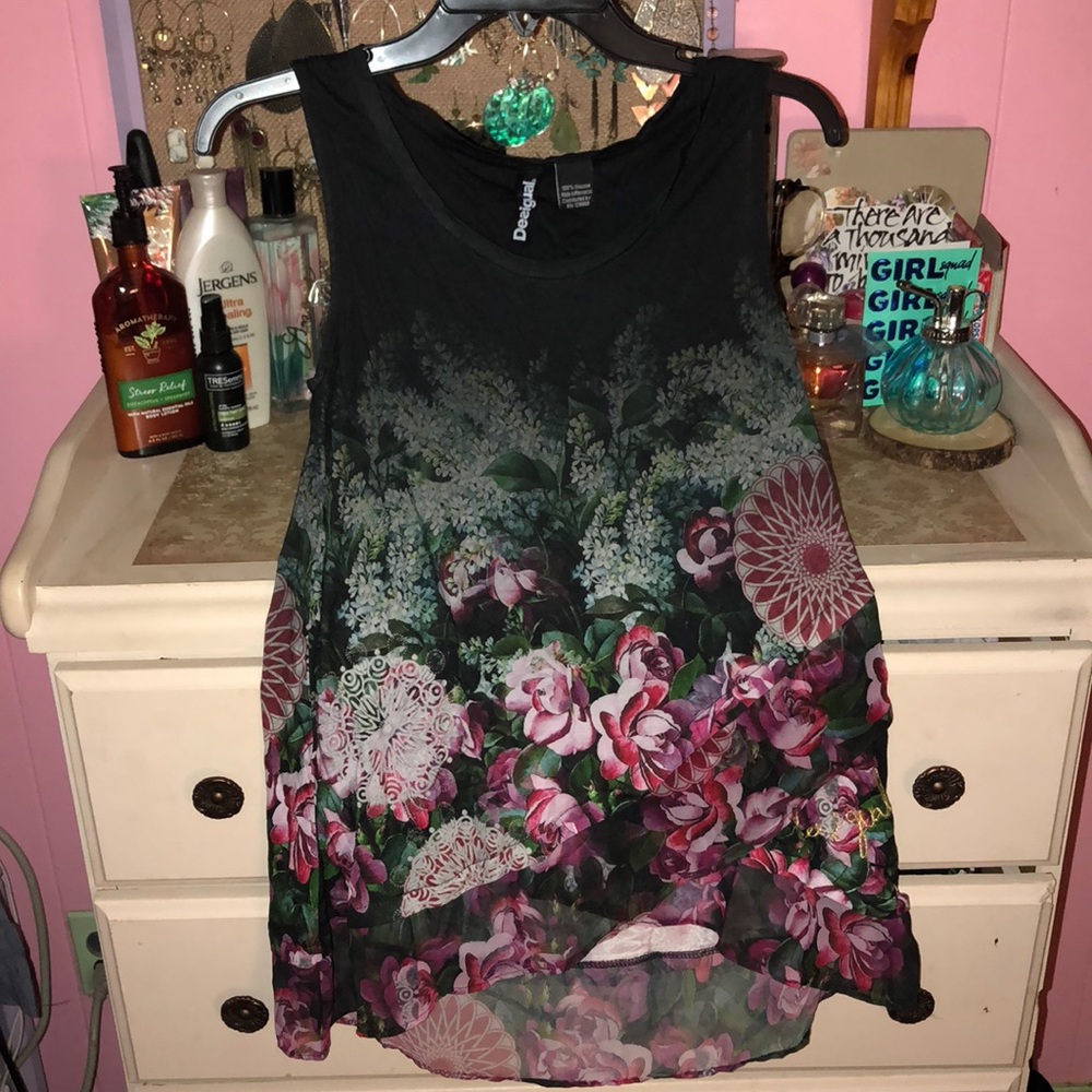 Boutique Floral Tank Top